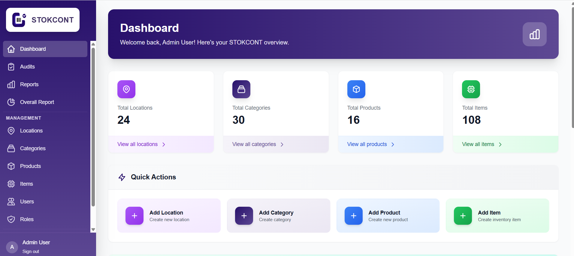 STOKCONT - Inventory Audit System